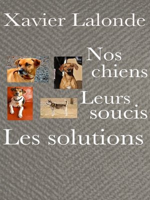cover image of Nos chiens, leurs soucis, les solutions